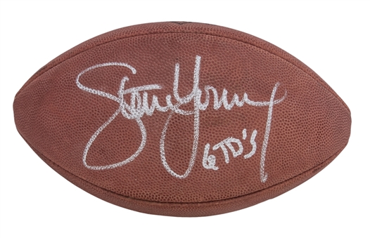 1995 Steve Young Game Used and Signed Football from Superbowl XXIX (49ers LOA & Beckett)